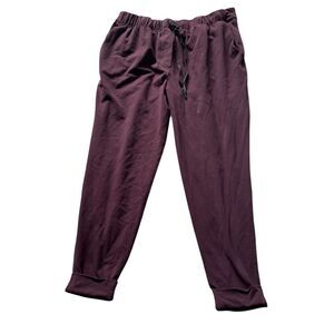 LULULEMON maroon Crop Ankle SWEATPANTS PANTS men’s sz M
